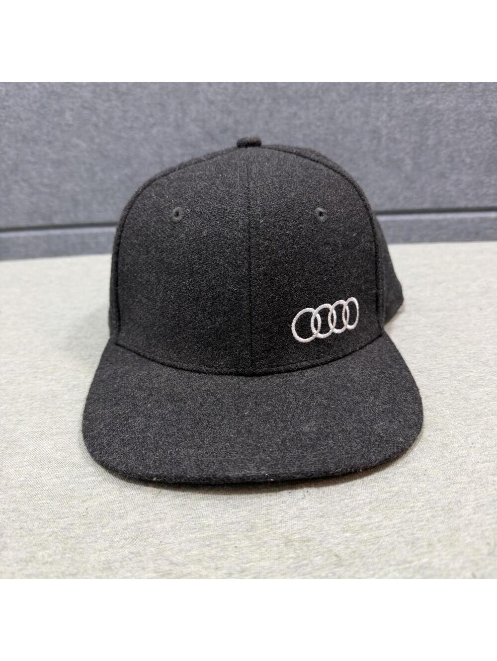 Audi Snapback Wool Dark Gray Hat Adjustable Cap